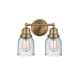 A thumbnail of the Innovations Lighting 623-2W-12-13 Bell Vanity Brushed Brass / Seedy