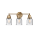 A thumbnail of the Innovations Lighting 623-3W-12-21 Bell Vanity Brushed Brass / Seedy