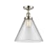 A thumbnail of the Innovations Lighting 916-1C-13-12-L Cone Semi-Flush Polished Nickel / Clear