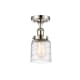 A thumbnail of the Innovations Lighting 916-1C-11-5 Bell Semi-Flush Polished Nickel / Deco Swirl