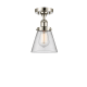 A thumbnail of the Innovations Lighting 916-1C-11-6 Cone Semi-Flush Polished Nickel / Clear