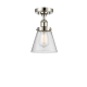 A thumbnail of the Innovations Lighting 916-1C-11-6 Cone Semi-Flush Polished Nickel / Seedy