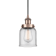 A thumbnail of the Innovations Lighting 916-1P-10-5 Bell Pendant Antique Copper / Clear