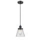 A thumbnail of the Innovations Lighting 916-1P Small Cone Matte Black / Clear