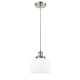 A thumbnail of the Innovations Lighting 916-1P Large Bell Brushed Satin Nickel / Matte White