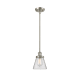 A thumbnail of the Innovations Lighting 916-1S Small Cone Brushed Satin Nickel / Clear