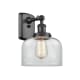 A thumbnail of the Innovations Lighting 916-1W Large Bell Matte Black / Clear