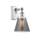 A thumbnail of the Innovations Lighting 916-1W-11-6 Cone Sconce White and Polished Chrome / Plated Smoke