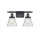 A thumbnail of the Innovations Lighting 916-2W Small Cone Matte Black / Seedy