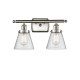 A thumbnail of the Innovations Lighting 916-2W Small Cone Brushed Satin Nickel / Seedy
