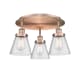 A thumbnail of the Innovations Lighting 916-3C-10-18 Cone Flush Alternate Image