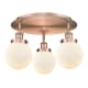 A thumbnail of the Innovations Lighting 916-3C-10-18 Beacon Flush Antique Copper / Matte White