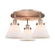 A thumbnail of the Innovations Lighting 916-3C-10-20 Cone Flush Antique Copper / Matte White