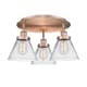 A thumbnail of the Innovations Lighting 916-3C-10-20 Cone Flush Antique Copper / Clear