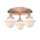 A thumbnail of the Innovations Lighting 916-3C-8-19 Oxford Flush Antique Copper / Matte White