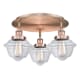 A thumbnail of the Innovations Lighting 916-3C-8-19 Oxford Flush Antique Copper / Clear