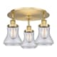 A thumbnail of the Innovations Lighting 916-3C-10-18 Bellmont Flush Brushed Brass / Seedy