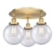 A thumbnail of the Innovations Lighting 916-3C-12-20 Canton Flush Brushed Brass / Seedy