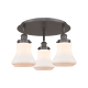 A thumbnail of the Innovations Lighting 916-3C-10-18 Bellmont Flush Oil Rubbed Bronze / Matte White