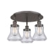 A thumbnail of the Innovations Lighting 916-3C-10-18 Bellmont Flush Oil Rubbed Bronze / Clear