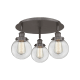 A thumbnail of the Innovations Lighting 916-3C-10-18 Beacon Flush Oil Rubbed Bronze / Clear