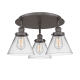 A thumbnail of the Innovations Lighting 916-3C-10-20 Cone Flush Oil Rubbed Bronze / Clear