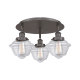 A thumbnail of the Innovations Lighting 916-3C-8-19 Oxford Flush Oil Rubbed Bronze / Clear