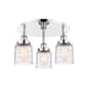 A thumbnail of the Innovations Lighting 916-3C-10-17 Bell Flush Polished Chrome / Clear Deco Swirl