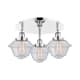 A thumbnail of the Innovations Lighting 916-3C-8-19 Oxford Flush Polished Chrome / Seedy