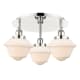 A thumbnail of the Innovations Lighting 916-3C-8-19 Oxford Flush Polished Nickel / Matte White