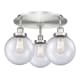 A thumbnail of the Innovations Lighting 916-3C-12-20 Canton Flush Satin Nickel / Seedy