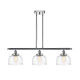 A thumbnail of the Innovations Lighting 916-3I-11-36 Bell Linear Polished Chrome / Clear Deco Swirl