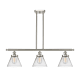 A thumbnail of the Innovations Lighting 916-3I Large Cone Brushed Satin Nickel / Clear