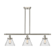 A thumbnail of the Innovations Lighting 916-3I Large Cone Brushed Satin Nickel / Seedy