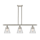 A thumbnail of the Innovations Lighting 916-3I Small Cone Brushed Satin Nickel / Clear