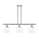 A thumbnail of the Innovations Lighting 916-3I Large Bell Brushed Satin Nickel / Matte White