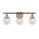 A thumbnail of the Innovations Lighting 916-3W-11-26 Beacon Vanity Antique Copper / Clear