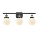 A thumbnail of the Innovations Lighting 916-3W-11-26 Beacon Vanity Black Antique Brass / Matte White