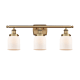 A thumbnail of the Innovations Lighting 916-3W-12-26 Bell Vanity Brushed Brass / Matte White