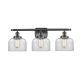 A thumbnail of the Innovations Lighting 916-3W Large Bell Matte Black / Clear