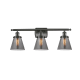 A thumbnail of the Innovations Lighting 916-3W Small Cone Oil Rubbed Bronze / Plated Smoke