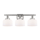 A thumbnail of the Innovations Lighting 916-3W Large Bell Brushed Satin Nickel / Matte White