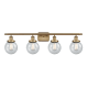 A thumbnail of the Innovations Lighting 916-4W-11-36 Beacon Vanity Brushed Brass / Seedy