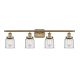 A thumbnail of the Innovations Lighting 916-4W-12-36 Bell Vanity Brushed Brass / Clear