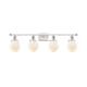 A thumbnail of the Innovations Lighting 916-4W-11-36 Beacon Vanity White and Polished Chrome / Matte White