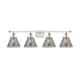 A thumbnail of the Innovations Lighting 916-4W-11-38 Cone Vanity White and Polished Chrome / Plated Smoke