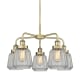 A thumbnail of the Innovations Lighting 916-5CR-14-25 Chatham Chandelier Antique Brass / Clear