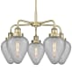 A thumbnail of the Innovations Lighting 916-5CR-15-24 Geneseo Chandelier Antique Brass / Clear Crackled
