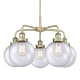 A thumbnail of the Innovations Lighting 916-5CR-18-26 Beacon Chandelier Antique Brass / Seedy
