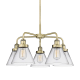 A thumbnail of the Innovations Lighting 916-5CR-15-26 Cone Chandelier Antique Brass / Clear
